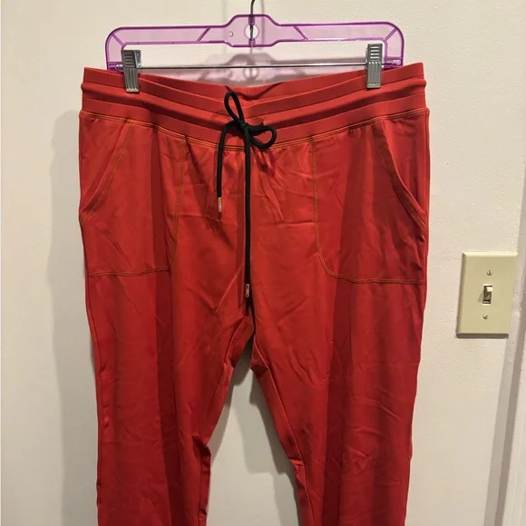 Rust Peak Zipper Joggers - Picture 1 of 4